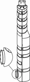 резонатор глушителя вертикальный! \VOLVO FH/FM 80454 DINEX