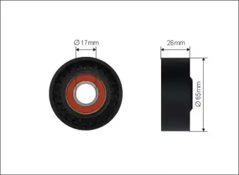 РОЛИК БЕЗ НАТЯЖ-ЛЯ CAFFARO 500184