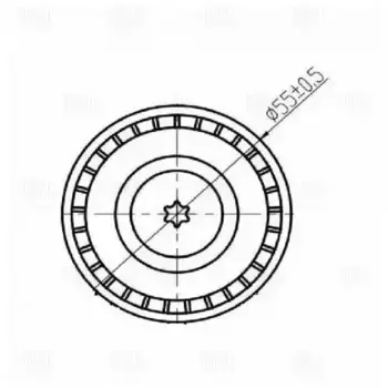 ролик ГРМ!\ BMW 1 F20 1.6i 11> CM 5611 TRIALLI