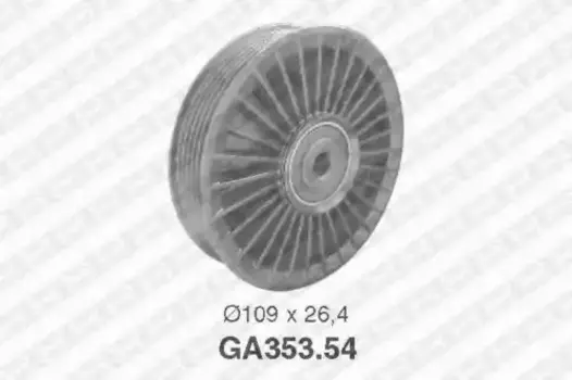 ролик нат. !\ Opel Astra 2.0DI 98> GA353.54 SNR