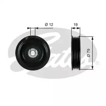 ролик натяжителя ремня ГРМ!\Nissan Navara/Pathfinder 2.5dCi 05> T39184 GATES