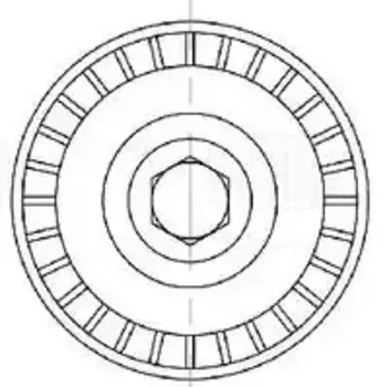ролик натяжителя!\ Tiggo 8pro 21> CM 5655 TRIALLI