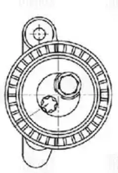 ролик натяжной! c мех-ом натяж.\ SEAT Ibiza, Skoda Fabia III/Rapid, VW Polo 1.0/1.6 14> CM 5561 TRIALLI
