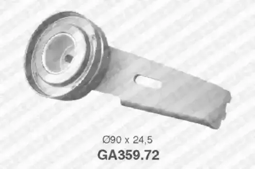 ролик натяжной!\ Peugeot 306/405/406/605/806 1.6-2.0 92> GA359.72 SNR