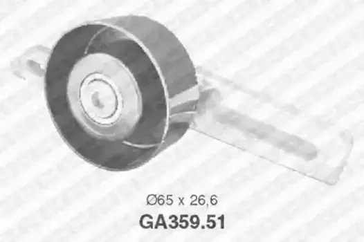 ролик натяжной ремня генератора!\ Peugeot 106/306, Citroen Berlingo 1.1-1.6 91> GA359.51 SNR