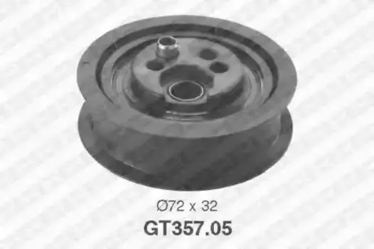 ролик натяжной ремня ГРМ!\ Audi 80/100/A6/90 2.0 87-94 GT357.05 SNR