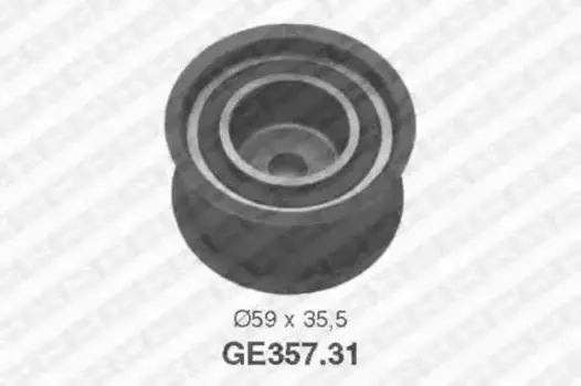 ролик натяжной ремня ГРМ!\ Audi A4/A6/A8, VW Passat 2.4-2.8 96> GE357.31 SNR