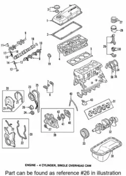 ролик натяжной ремня ГРМ!\ Mitsubishi Colt 1.3/Space Star 1.3/1.6 16V 98> MD356509