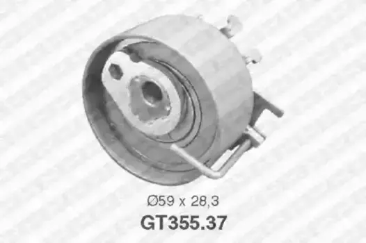 ролик натяжной ремня ГРМ!\ Renault Clio/Kangoo/Twingo 1.2 16V 01> GT355.37 SNR