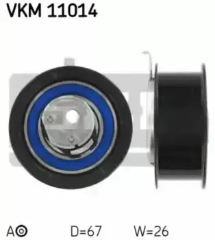 ролик натяжной ремня ГРМ!\ VW Golf/Passat 1.9TDi 91> VKM11014 SKF