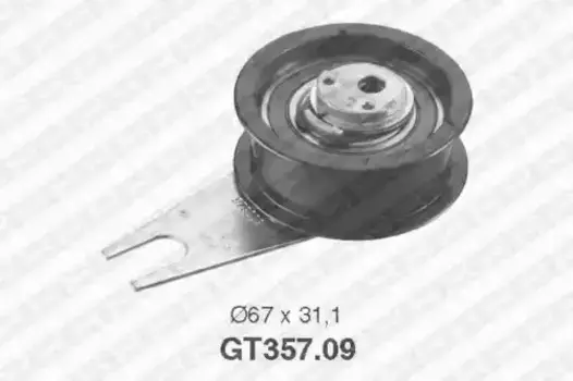 ролик натяжной ремня ГРМ!\ VW Golf/Passat, Audi 80 1.9TDi 91> GT357.09 SNR