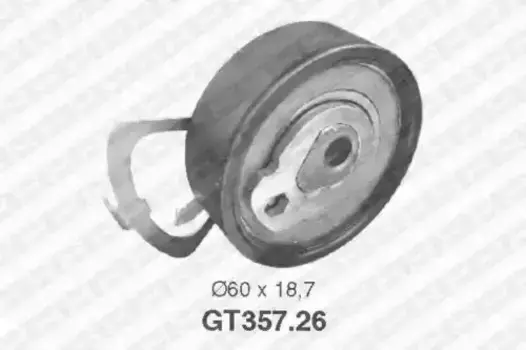 ролик натяжной ремня ГРМ!\ VW Golf/Polo 1.4/1.6 16V 97> GT357.26 SNR