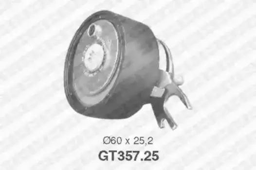 ролик натяжной ремня ГРМ!\ VW Golf/Polo 1.4/1.6 16V 97> GT357.25 SNR