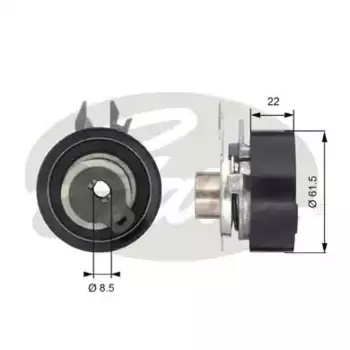 ролик натяжной ремня ГРМ!\ VW Lupo/Polo 1.0/1.4 98> T43061 GATES