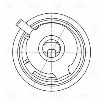 ролик натяжной ремня ГРМ!\ VW Passat 1.9D 96> CM 6071 TRIALLI