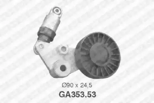 ролик натяжной! с механизмом натяжения\ Opel Astra/Vectra/Zafira 2.0/2.2Di/DTi 98> GA353.53 SNR