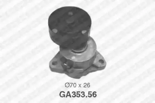 ролик натяжной с механизмом натяжения!\ Opel Astra/Vectra/Omega 1.4-2.2i 91> GA353.56 SNR