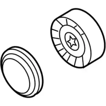 ролик обводной!\ BMW F01 760i N74 all 11 28 7 545 297