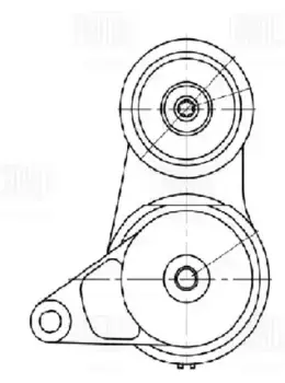 ролик обводной! c мех-ом натяж.\ Hyundai ix35/Tucson, KIA Carens/Sportage 2.0-2.4/GDi 13> CM 5739 TRIALLI