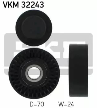 ролик обводной!\ Fiat Brava/Bravo/Marea/Multipla 1.6i 95> VKM32243 SKF