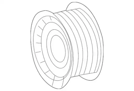 ролик обводной!\MB W211 2.6 02-08 000 202 09 19