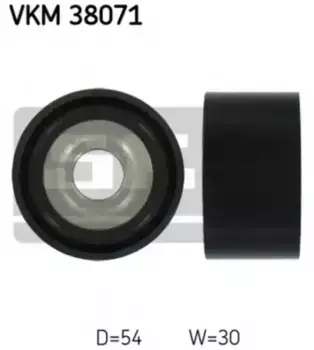 ролик обводной!\ MB W220/C215 6.0 M137 98> VKM38071 SKF
