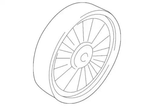 ролик обводной ремня генератора! без кондиционера\ Volvo S40/S60/S70/S80 1.8-2.5/2.4D 95> 9458470
