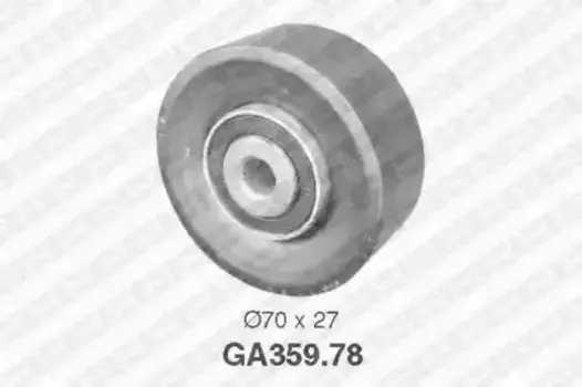 ролик обводной ремня генератора!\ Citroen AX/BX/Saxo, Peugeot 106-306 1.1-1.6 86> GA359.78 SNR