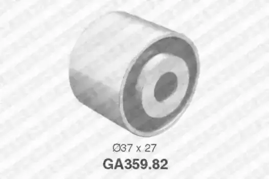 ролик обводной ремня генератора!\ Citroen Xantia, Peugeot 206/306 1.9D/2.0HDi 98> GA359.82 SNR