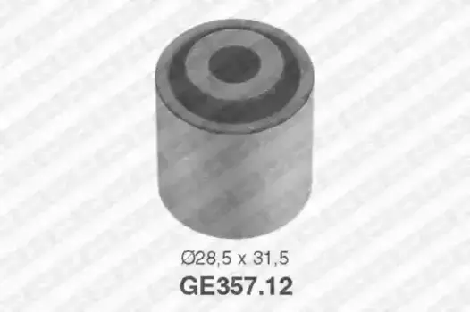 ролик обводной ремня ГРМ!\ Audi 80/A4/A6, VW Golf 1.9TDi 91> GE357.12 SNR