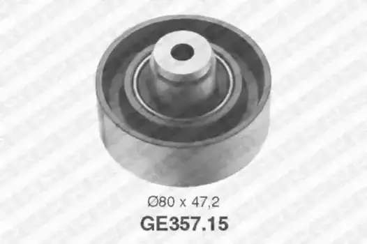ролик обводной ремня ГРМ!\ Audi A3, VW Golf/Bora 1.9TDi/SDi 96> GE357.15 SNR