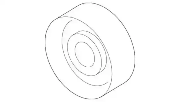 ролик обводной ремня ГРМ!\ Hyundai Accent 95>/Coupe 00>/Elantra 96>/Getz 02> 1.6 DOHC 2481023050 MOBIS