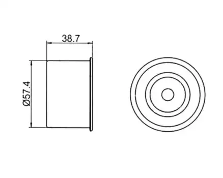 ролик обводной ремня ГРМ!\ Hyundai Santa Fe/Terracan, Kia Sorento 3.0/3.5 99> GT10110 GMB
