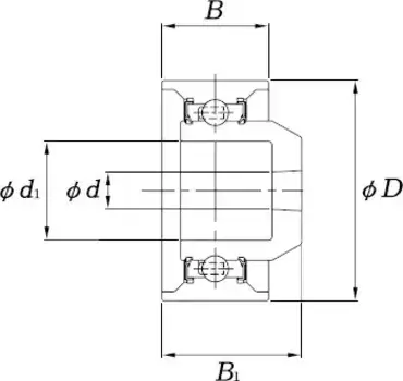ролик обводной ремня ГРМ!\ Mitsubishi Pajero 2.0GDI 00-07 PU276433RR1D KOYO