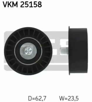 ролик обводной ремня ГРМ!\ Opel Astra 1.6/1.8 & 16V 94>