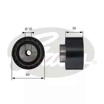 ролик обводной ремня ГРМ!\ Peugeot 206-807, Fiat Ducato 1.9D-2.2HDi 98> T42070 GATES