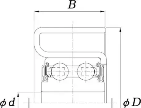 ролик обводной ремня НО!\ Toyota Land Cruiser Prado 120/150 2.7/4.0 03> PU107029RMXY KOYO