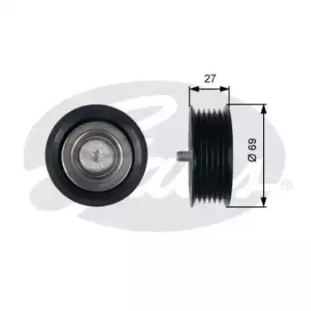 ролик обводной !ремня приводного 69x26\ MB Sprinter T36487 GATES