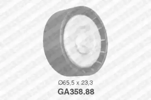 ролик обводной! с кондиционером\ Fiat Brava 1.2 16V 99-01 GA358.88 SNR