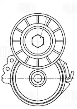 Ролик привод. ремня для а/м Ford Kuga (08-) 2.0d (до 11.2012) (с натяж. мех.) (CM 5728) TRIALLI