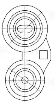 Ролик привод. ремня для а/м Ford Mondeo IV (07-) 2.0T (опор.) (CM 5582) TRIALLI