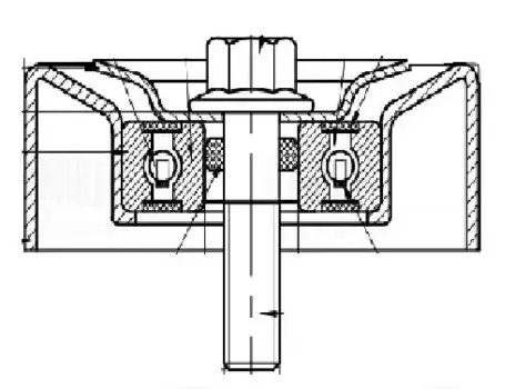 Ролик привод. ремня для а/м Hyundai Santa Fe (06-) 2.7i (опор.) (CM 3039) TRIALLI