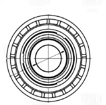 Ролик привод. ремня для а/м VW Touareg III (18-) 3.0d (EA897) (опор.) прав. (CM 5792) TRIALLI
