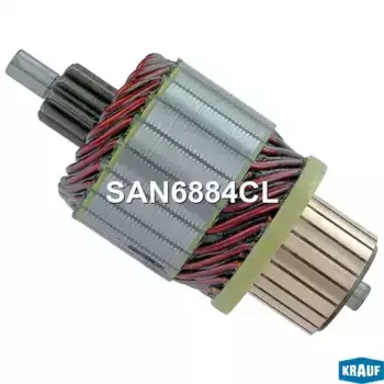 Ротор стартера !12v 0.8kw CR D45 L101 \TOYOTA Auris 1.4 WTi 03.2007- CC, Avensis 1.6 i 16V SAN6884CL KRAUF