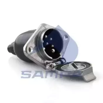 розетка !7/7. метал, соед.резьбовое, 24V, Typ N, ISO1185 DIN72579 \ 095.017 SAMPA