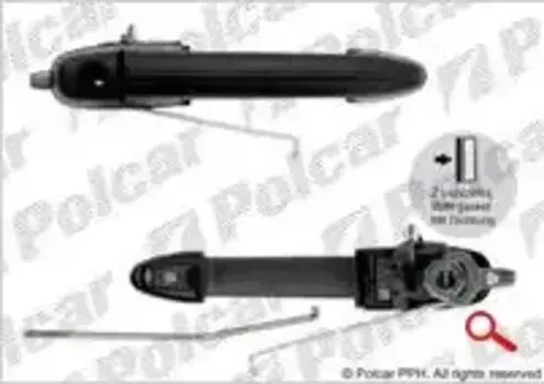 Ручка двери POLCAR 3019Z-44