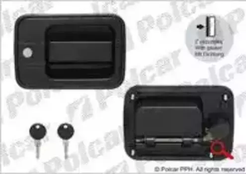 Ручка двери POLCAR 3055Z-42