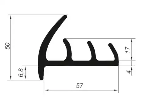 Ручка двери РТИ-СЕРВИС 5014