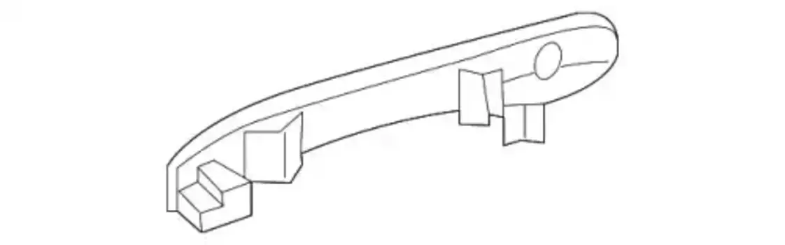 Ручка двери TOYOTA / LEXUS 6921147021D2