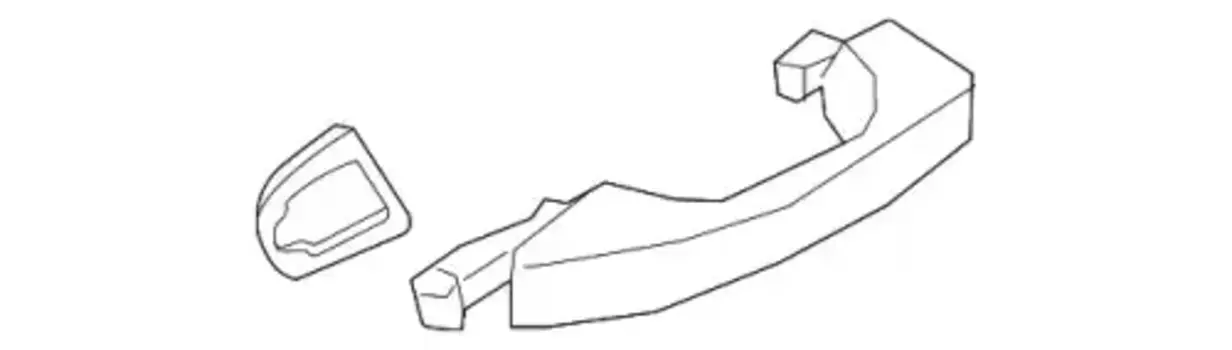 Ручка двери VAG 5G0837205RGRU